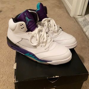 EUC Jordan 5 Retro Grape